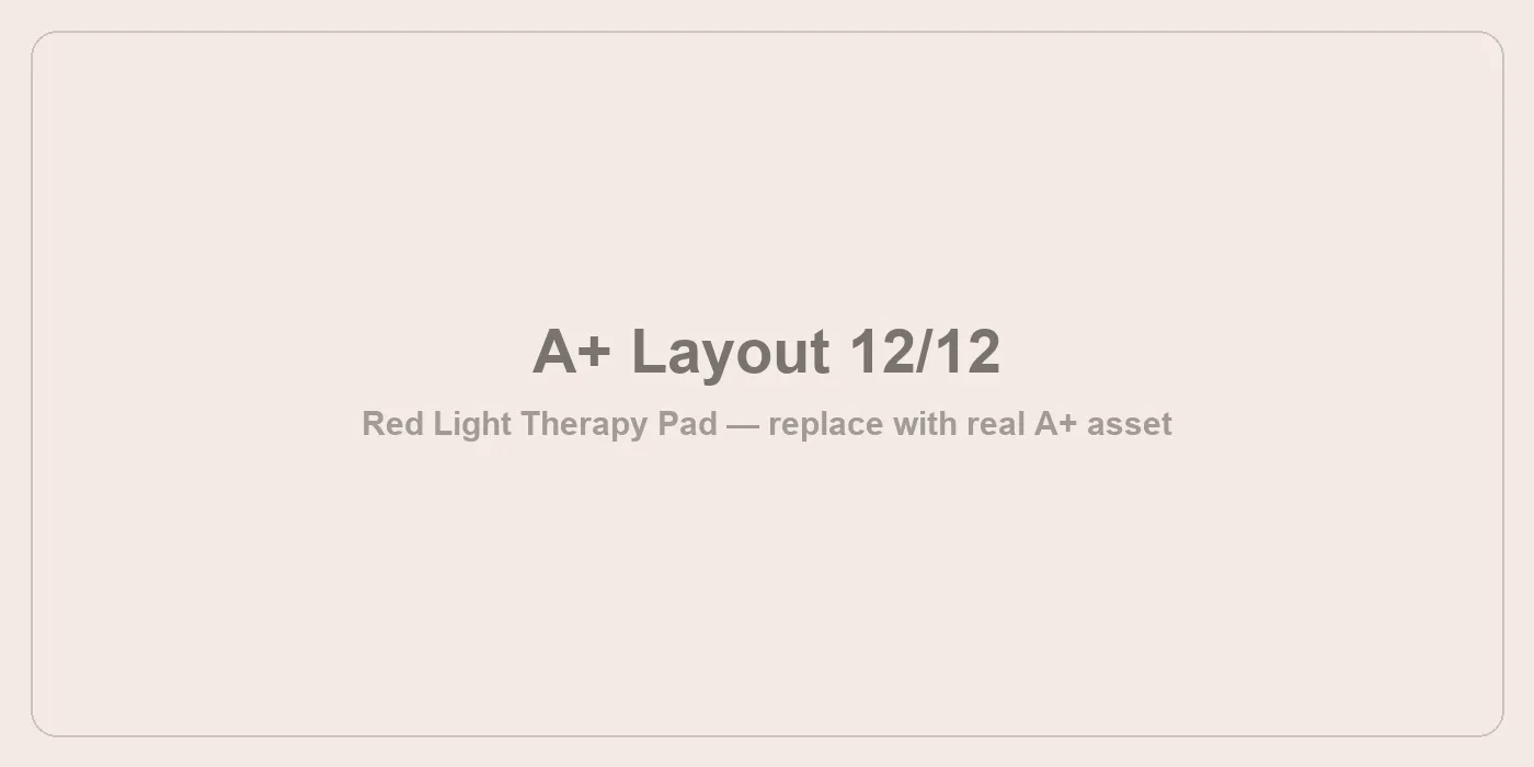 Red Light Therapy Pad — detail view 12